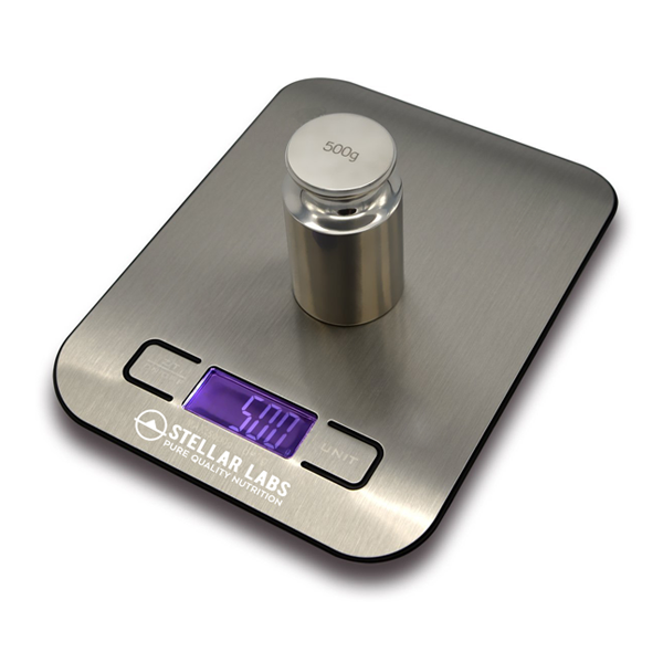 Portable clearance kitchen scale