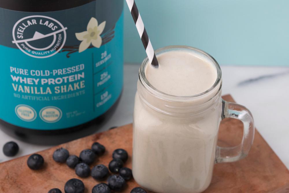 Whey Vanilla Blueberry Shake