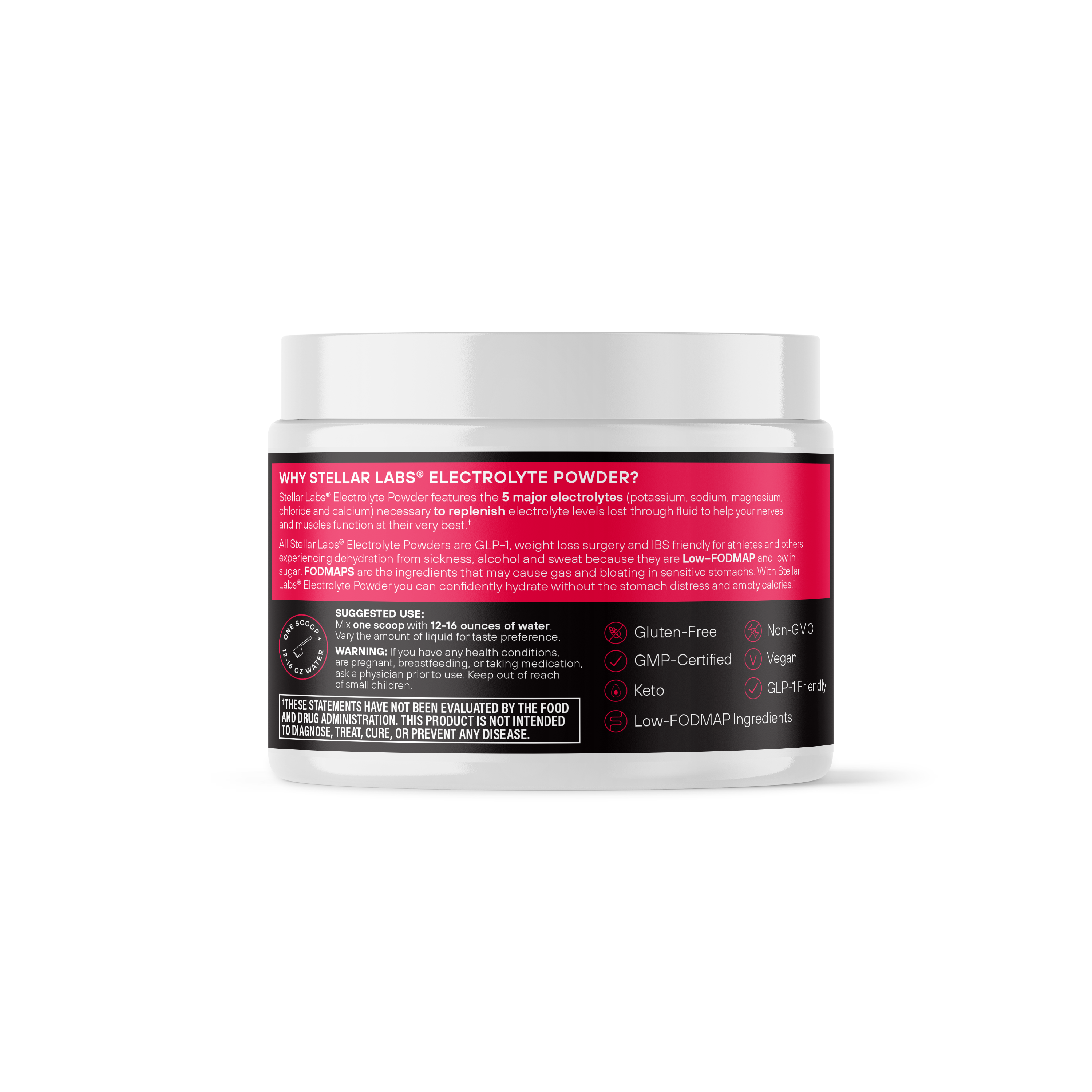 Lemon Lime Electrolyte Powder - Stellar Labs Lemon Lime Electrolyte Powder - Stellar Labs