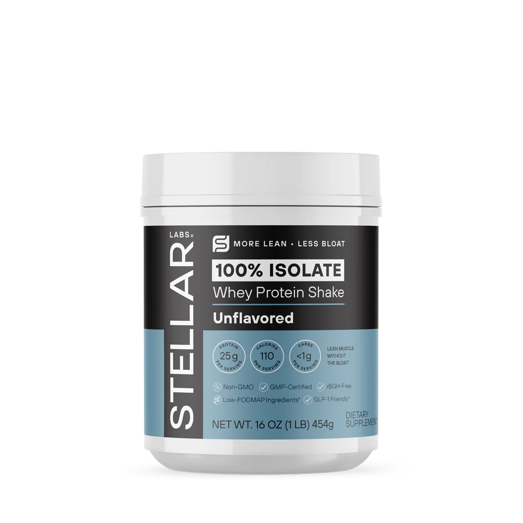 100% Isolate Whey Protein Shake Unflavored 1lb