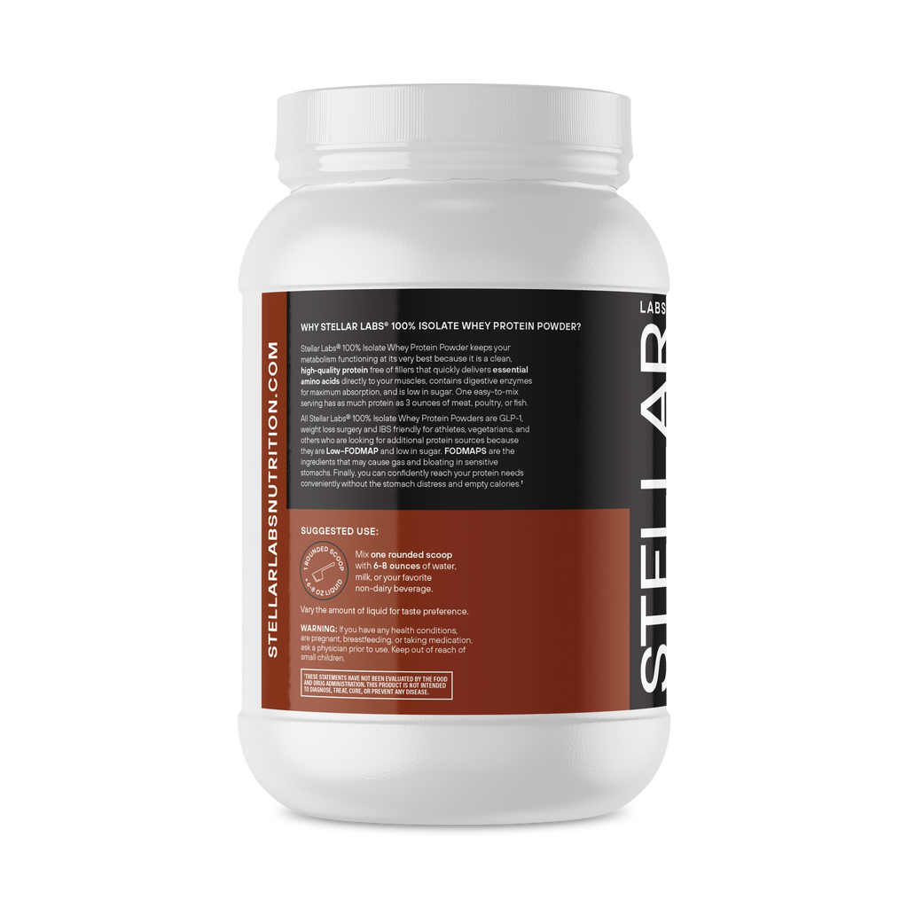 100% Isolate Whey Protein Shake Chocolate 2lb