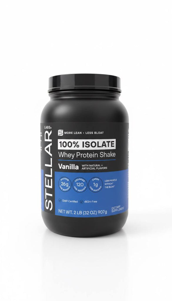 100% Isolate Whey Protein Shake Vanilla