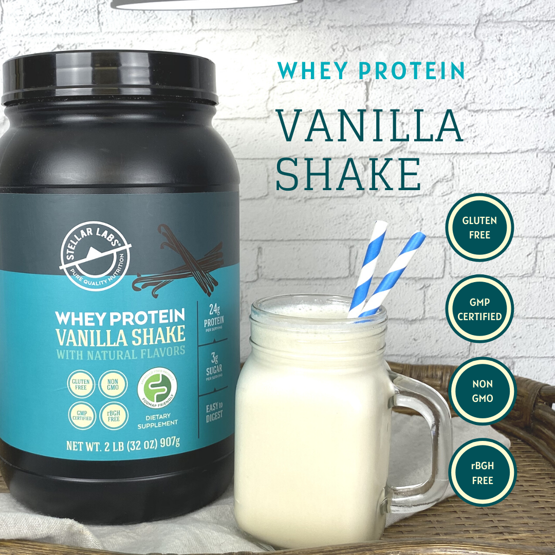 Vanilla Whey Protein Shake Stellar Labs®