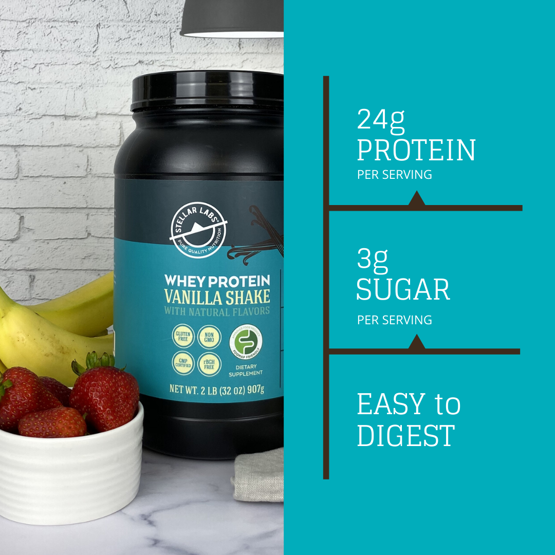 Vanilla Whey Protein Shake Stellar Labs®